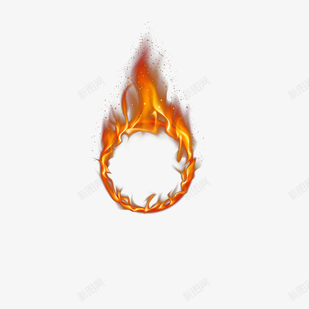 燃烧的火圈手绘图png免抠素材_88icon https://88icon.com 圆圈 手绘图 火圈 火焰 点燃的 燃烧的 简图