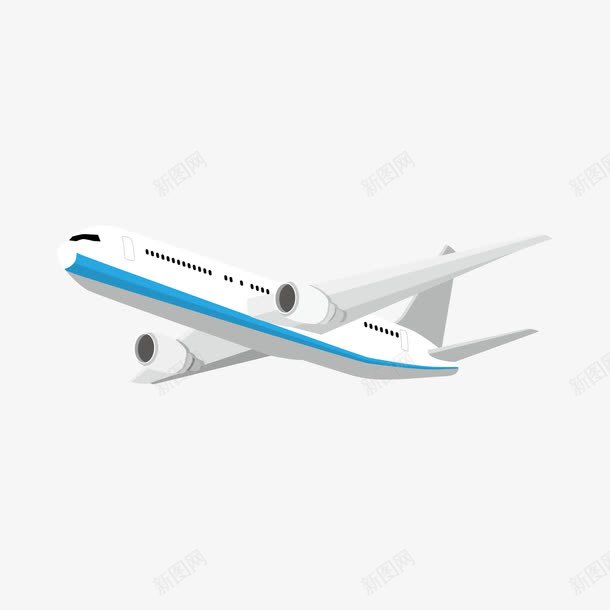 白色飞机png免抠素材_88icon https://88icon.com 出行 商务 白色 空运 腾飞 起飞 飞机