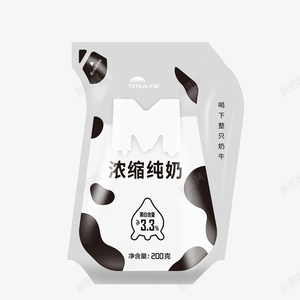 天润浓缩纯奶png免抠素材_88icon https://88icon.com 天润 牛奶 纯牛奶 鲜奶