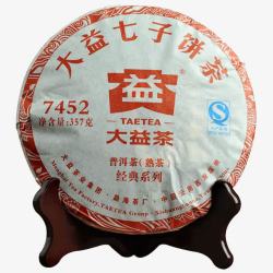 大益七子饼茶素材