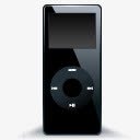 iPod纳米黑色MP3播放器iPodnano图标图标