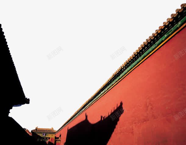 故宫宫墙png免抠素材_88icon https://88icon.com 中式古建筑 宫墙 影子 故宫 红色