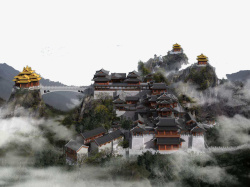 流芳仙界寺庙群高清图片