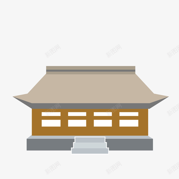 日式现代复古建筑物矢量图eps免抠素材_88icon https://88icon.com 小清新 建筑物 房屋 扁平化 日式 日式古建筑 日本 棕色 楼阁 矢量图 简约 设计