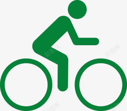 冬天的人骑自行车的人图标图标
