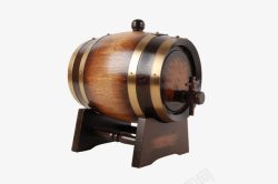 中世纪风格红酒窖藏橡木桶素材