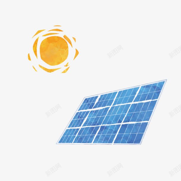 卡通太阳能板png免抠素材_88icon https://88icon.com 卡通太阳能 太阳能发电 太阳能板 日系手绘