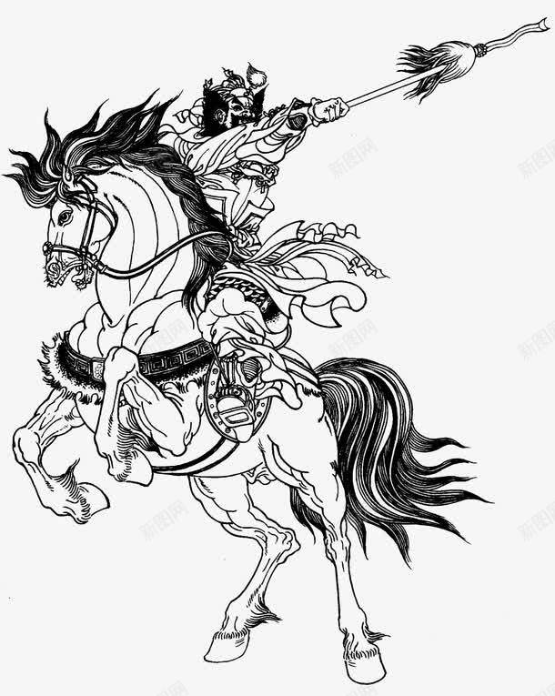 线描古代人物png免抠素材_88icon https://88icon.com 中国风 兵器 古典 古风 手绘 打仗 武侠 武将 线描