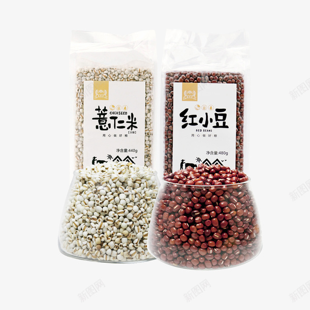 红豆薏米包装广告png免抠素材_88icon https://88icon.com 农产品 营养薏米 薏米 薏米加工 薏米粉 薏米粥 薏米茶 袋装薏米