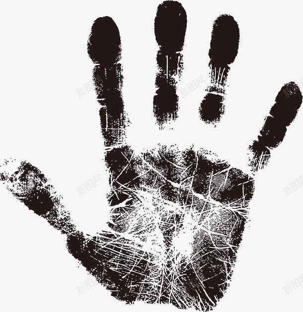 黑色纹理手掌片矢量图eps免抠素材_88icon https://88icon.com 很色 手掌 手纹 黑色纹理 矢量图