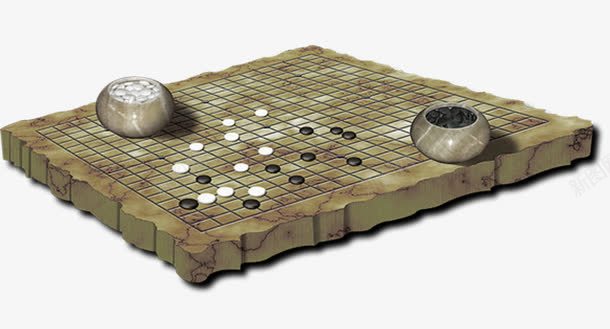 棋盘png免抠素材_88icon https://88icon.com 下棋 古人下棋 围棋 棋子 棋盘