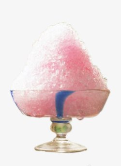粉色西瓜味冰沙素材
