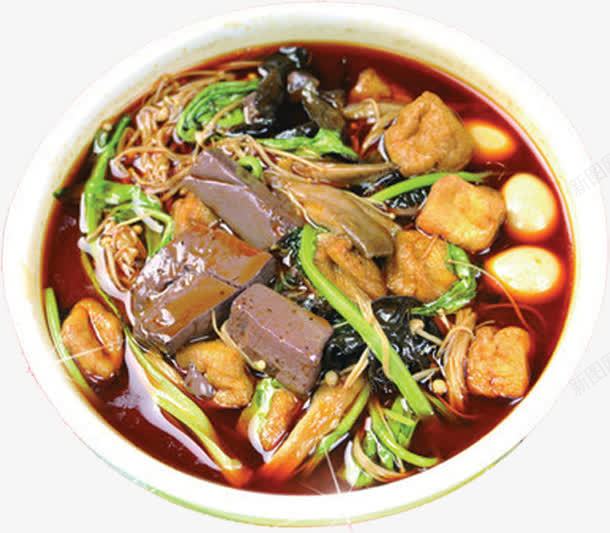 羊血油豆腐麻辣烫png免抠素材_88icon https://88icon.com 产品食物 夜宵 小吃 早餐 火锅 食物 香菇 香菜 麻辣