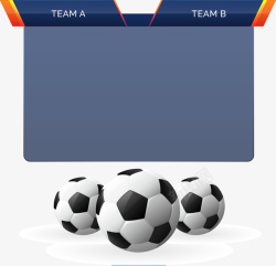 世界杯小组赛手绘足球比赛积分矢量图高清图片