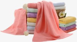 折叠毛巾浴巾电商素材