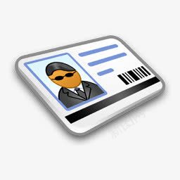 会员卡身份证图标图标