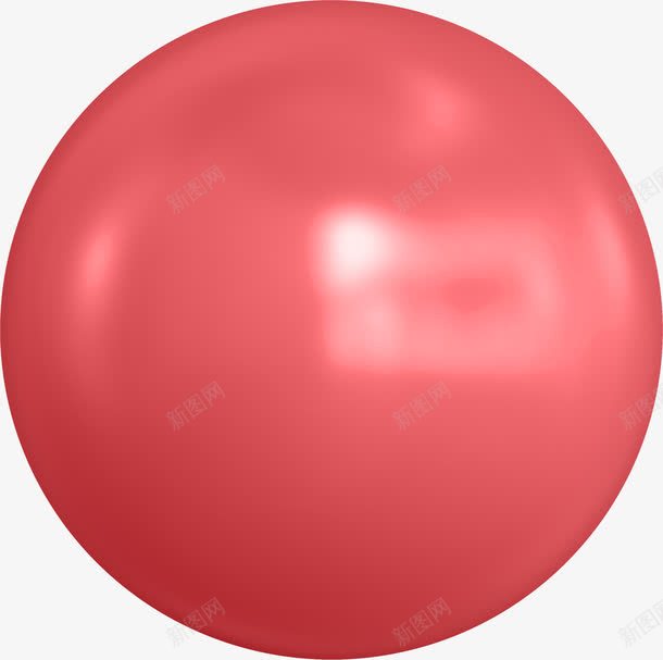 漂亮红色小球png免抠素材_88icon https://88icon.com 小球 漂亮小球 红色小球