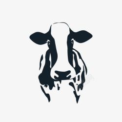 一条奶牛矢量图素材