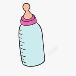 婴儿奶瓶矢量图素材