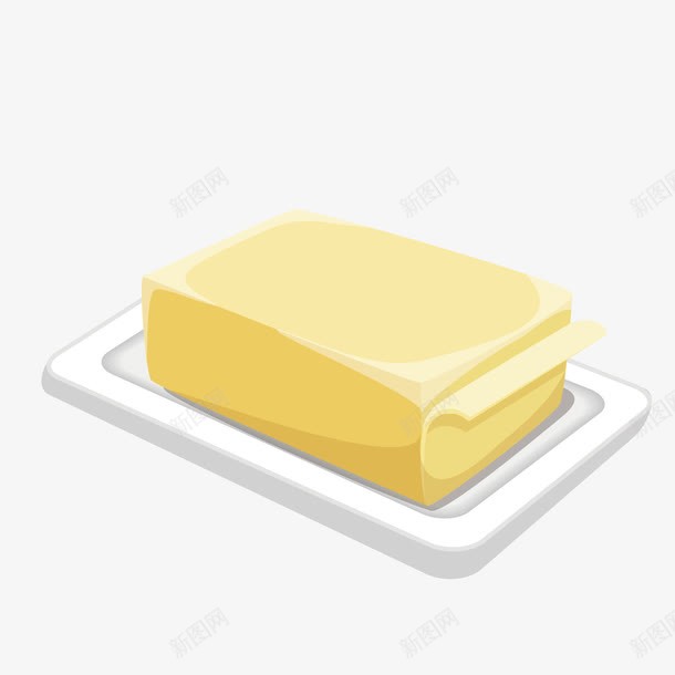 黄油png免抠素材_88icon https://88icon.com PNG免抠图下载 卡通 装饰 配料 食物 食用油 黄油