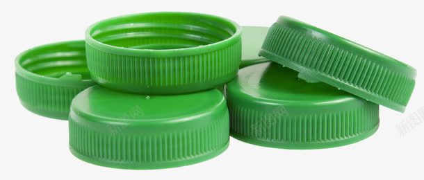 绿色瓶盖png免抠素材_88icon https://88icon.com 堆叠 塑料材质 瓶盖 绿色