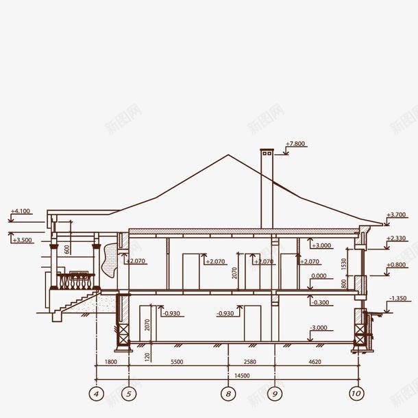 房屋png免抠素材_88icon https://88icon.com 图纸 布局图 形状 绘画 规划图