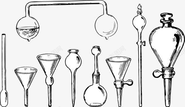 实验器材矢量图ai免抠素材_88icon https://88icon.com 仪器 化学 医学器皿 器皿 实验 矢量图 科学 试验