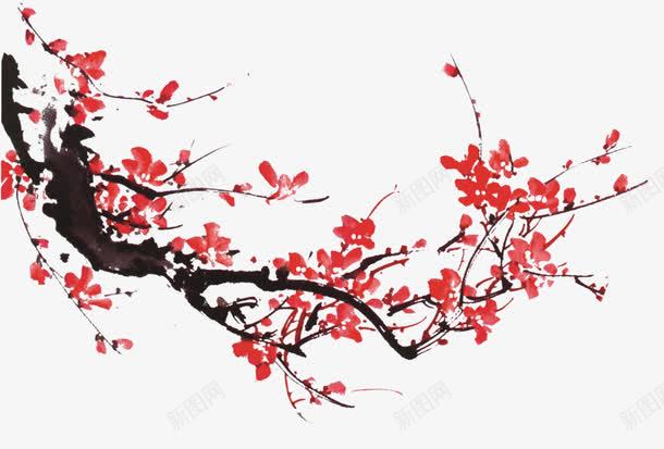 梅花萬杂墨 水墨梅花png图片免费下载-素材iybyybv-88ICON
