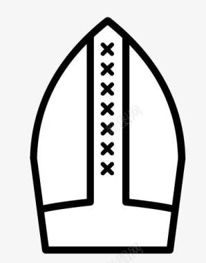主教红衣主教天主教的基督教的教图标图标