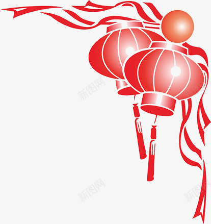 红灯笼卡通装饰插画png免抠素材_88icon https://88icon.com 卡通 插画 素材 红灯笼 装饰