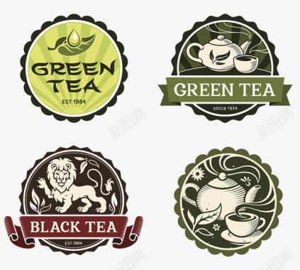 消息标签茶文化图标图标