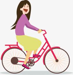 女孩骑单车骑单车的女孩高清图片