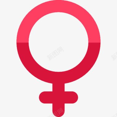 红衣女性金星图标图标