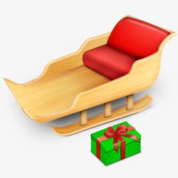 雪橇礼物圣诞节chineseXmas素材