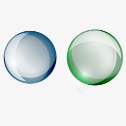 通透通透的玻璃球高清图片
