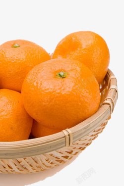 篮子里的橙子素材