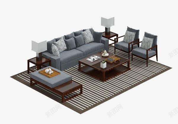 3D客厅桌椅png免抠素材_88icon https://88icon.com 3DMAX 3D画图 3dmax 客厅 桌椅 茶几