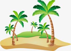 热带岛屿沙滩素材