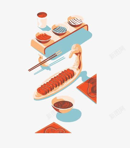 日系料理png免抠素材_88icon https://88icon.com 中式料理 卡通寿司 寿司免扣元素 扁平化 筷子 酱油