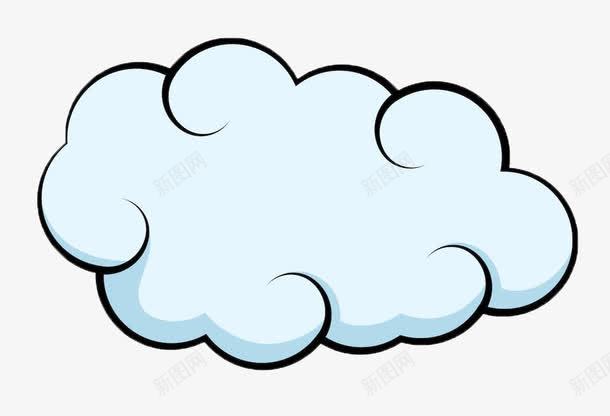 一朵云彩png免抠素材_88icon https://88icon.com 一朵云 一朵蓝色的云 云彩 卡通 大气 淡蓝色 简单 纯洁