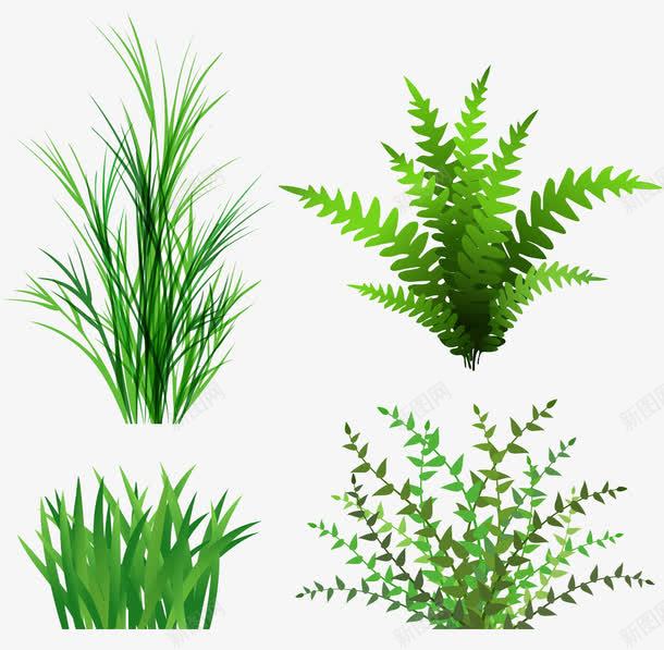 草堆元素png免抠素材_88icon https://88icon.com 植物 绿色 背景 装饰