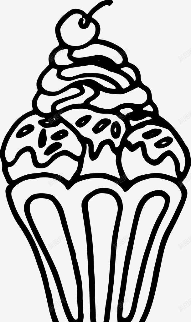 手绘杯中甜品png免抠素材_88icon https://88icon.com EPS 手绘 杯子 甜品 甜点 蛋糕 蛋糕简笔画 食物
