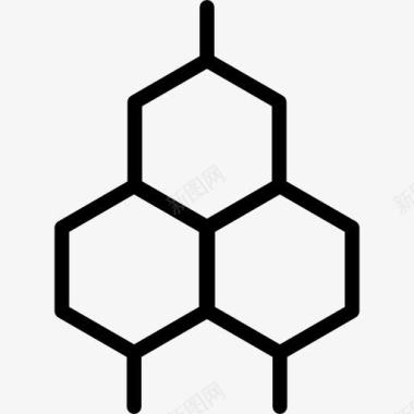 蜂蜜蜂窝图标图标