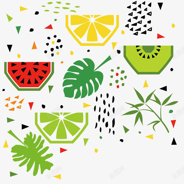 扁平化水果树叶矢量图eps免抠素材_88icon https://88icon.com 卡通 奇异果 手绘 柠檬 水果PNG矢量图 水果免扣PNG图 西瓜 说过 矢量图