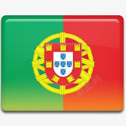 葡萄串葡萄牙国旗AllCountryFlagIcons图标图标