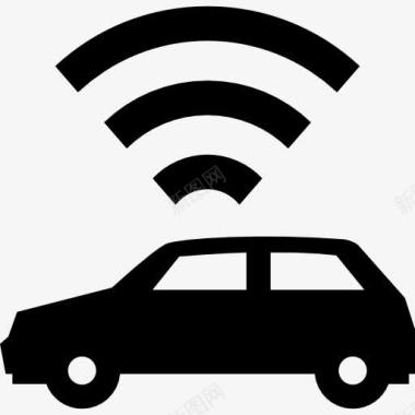 WiFi信号汽车信号图标图标