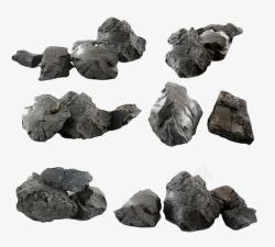 黑色石头石块素材