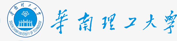 矢量图学校华南理工大学横向logo图标图标