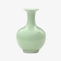 青釉陶瓷花瓶高清图片