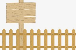 栅栏篱笆矢量图素材